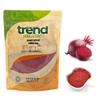 Trend Organic Beetroot Powder 100g 100% Pure Ground Beetroot Certified Organic, Non-GMO, No Additives Natural Food Colouring & Cooking Ingredient Resealable Pouch view 2