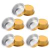 Abaodam 10pcs Wax Melt Bowl Wax Warmer Bowl Aluminum Foil Large Capacity Oven Safe Not Easy to Deform for Family Members and Friends Warmer and Oven Use view 1
