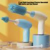 Electric Baby Bottle and Cup Cleaner with Quiet Motor Suitable for Home Kitchen Use Food Grade Silicone Safe Design Electric Brush view 2
