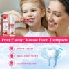 Foam Kids Toothpaste,Mousse Foam Toothpaste,Fruit Flavour for Fresh Breath,Children Whitening Foam Natural Formula Toothpaste for U Shaped & Electric Toothbrush Oral(Strawberry) view 4