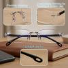 4PCS Auto Focus Glasses, Self Adjusting Reading Glasses With Blue Light Protection, Smart Zoom Technology For Digital Device Users, Four-Piece Set With Protective Cases For Multiple Environments view 3