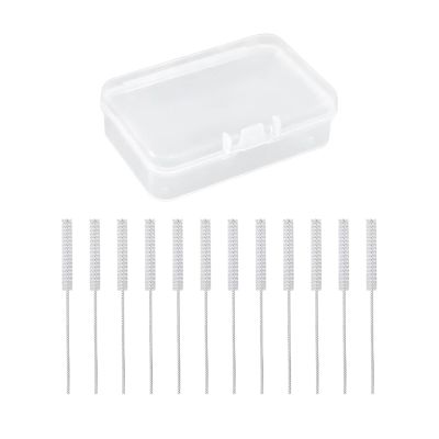 12 Pcs Hearing Aid Cleaning Kits with A Storage Case, Hearing Aid Cleaning Brushes, Reusable Hearing Aid Cleaning Tools, Hearing Aid Accessories Hearing Aid Cleaning Kit for Sound Tubes