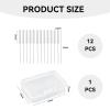 12 Pcs Hearing Aid Cleaning Kits with A Storage Case, Hearing Aid Cleaning Brushes, Reusable Hearing Aid Cleaning Tools, Hearing Aid Accessories Hearing Aid Cleaning Kit for Sound Tubes view 2