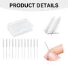 12 Pcs Hearing Aid Cleaning Kits with A Storage Case, Hearing Aid Cleaning Brushes, Reusable Hearing Aid Cleaning Tools, Hearing Aid Accessories Hearing Aid Cleaning Kit for Sound Tubes view 3