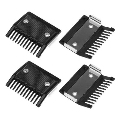 4PCS Clipper Attachment Comb No.1 3mm, Metal Back Guide Comb for Hair Clippers - Precision Cutting for Barber & Home Use