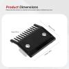 4PCS Clipper Attachment Comb No.1 3mm, Metal Back Guide Comb for Hair Clippers - Precision Cutting for Barber & Home Use view 2