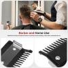 4PCS Clipper Attachment Comb No.1 3mm, Metal Back Guide Comb for Hair Clippers - Precision Cutting for Barber & Home Use view 4