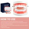 2 Pcs Snap On Veneers Teeth Kit,Silicone Dentures with Gelatin,Instant Natural-Looking Smile,Fit Over Existing Teeth for Men,Women view 2