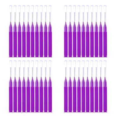 Interdental Brush 8-40PCS Interdental Brushes Dental Floss Toothpick Braces Brush Tooth Cleaning Tool for Cleaning(Purple 32PCS)