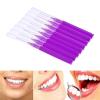 Interdental Brush 8-40PCS Interdental Brushes Dental Floss Toothpick Braces Brush Tooth Cleaning Tool for Cleaning(Purple 32PCS) view 2