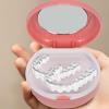 GRADENEVE Braces Storage Box Small Retainer Case for Orthodontic Denture Practical Retainer Carrier for Mouth Guard Scratch Resistant Braces Box view 4
