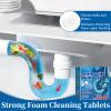 60 Pcs Drain Smell Eliminator Tablets,Drain Cleaner for Bad Smells,Drains Odour Remover for Sewer, Clears Blockages and Relieve Slow Drainage, for Kitchen and Bathroom. view 3