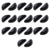 10 Pair Glasses Nose Pads, Self-Adhesive Anti-Slip Nose Grips for Spectacles, Black Soft Stick-on Nose Pads for Eyeglasses & Sunglasses, Glasses Accessories for Women and Men view 1