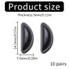 10 Pair Glasses Nose Pads, Self-Adhesive Anti-Slip Nose Grips for Spectacles, Black Soft Stick-on Nose Pads for Eyeglasses & Sunglasses, Glasses Accessories for Women and Men view 2