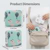 3Pcs Sanitary Napkin Storage Bag, Small Menstrual Period Bag Period Pouch Waterproof, Tampon Organizer Pouch Tampon Pad Holder for Purse, Pad Bags Feminine Care First Periods view 2