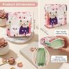 3Pcs Sanitary Napkin Storage Bag, Small Menstrual Period Bag Period Pouch Waterproof, Tampon Organizer Pouch Tampon Pad Holder for Purse, Pad Bags Feminine Care First Periods view 3
