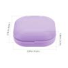 BCOATH Retainer Case Retainer Holder Box Invisible Box Orthodontic Denture Case for Travel and Daily Use view 2