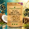 Pure MCT Oil Extract 10:1 Capsules | Coconut Palm Pure C8 & C10 | CocosnuciferaL Premium Coconut MCT Energy Boost | Crown Supplements UK (360 Capsules) view 4