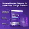 Dent Teeth Whitening Strips, Purple Whitening Strips Help Reduce Surface Stains, Easy Daily Oral Care Whitening Treatment for Adults Bright Smile Dental Care (2 Box) view 3