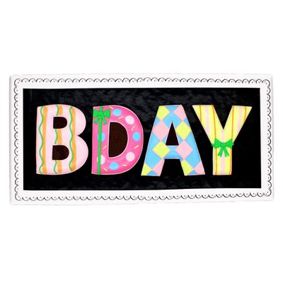 Biscuiteers Birthday Letterbox Biscuits