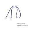 GOOHOCHY 3pcs Napkin Clips Mask Anti-Lost Rope Pu Iron Plastic Convenient to Take Out Hold Masks Assorted Colour for Birthday Party view 2
