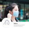 GOOHOCHY 3pcs Napkin Clips Mask Anti-Lost Rope Pu Iron Plastic Convenient to Take Out Hold Masks Assorted Colour for Birthday Party view 3
