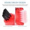 Alasum Multi-Functional Denture Brush 3Pcs Portable Double-Sided Cleaning Brush for Household Oral Care Travel Use view 3