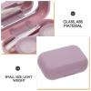 Angoily Portable Contact Lens Case with Tools and Mirror Lightweight Abs and Glass Lens Storage Case for Women view 3