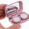 Angoily Portable Contact Lens Case with Tools and Mirror Lightweight Abs and Glass Lens Storage Case for Women view 4