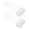 AMUSLESUR 2pcs Dehairing Wax Bottle Dehairing Wax Storage Bottle Lightweight Portable Abs Simple Shape Design Compact for Home and Salon Use Random Color view 1