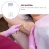 AMUSLESUR 2pcs Dehairing Wax Bottle Dehairing Wax Storage Bottle Lightweight Portable Abs Simple Shape Design Compact for Home and Salon Use Random Color view 3