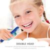 ASAKKURA 6pcs Small Double-Sided Denture Care Toothbrush for Adult False Teeth Cleaning Oral Care Tool view 4