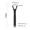 2Pcs Stainless Steel Tongue Scraper Plate for Removing Bad Breath Cleaner view 3
