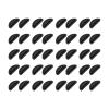 20 Pairs Silicone Nose Cushions Suitable for Acetate Glasses Precisely Cut 15mm Length Seamless Frame Compatibility Replaceable Nose Pads Acetate Frame view 1
