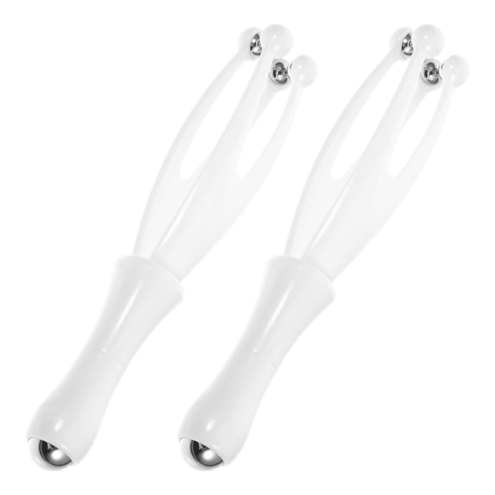 VILLCASE 2pcs Handheld Finger Massager Finger Roller Massage Tool Relieves Hand Discomfort Compact PC and Electroplated Steel Column Design for Intense Gaming Sessions for Women and Tech