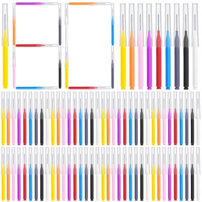 180 Pcs Dental Floss Picks, Soft Silicone Tooth Picks Flossers, Interdental Brushes with Case, Soft Dental Floss Picks for Teeth Cleaning, Braces, Bridges, Adult, Plaque Removal