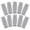 Housoutil 10pcs Crutch Hand Pads Cane Pads Comfortable Easy to Install High-Density TPR Latex-Free TPR Crutch Grips Support Accessories for Walking Aids Arm Protection view 1