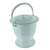 Angoily Plastic Spittoon Bedpan Easy to Clean Lightweight Round Flat Base with Lid Portable Bedroom Chamber Pot for Grandparents Pregnant Women Home Use view 1