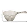 CALLARON 2pcs Plastic Water Ladle Scoop Thickened Long Handle Comfortable Grip Integral Molding Sturdy Water Scoop for Saunas and Housewarming view 2