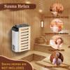 Electric Sauna Heater for Dry Steam Bath, Timer-Controlled Heating Tool for Sauna Room, 0-180 Min Timer, Suitable for 2-4m Spaces view 2