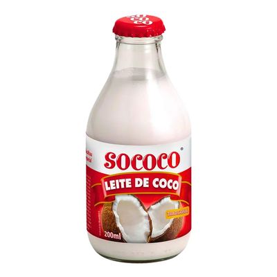 Leite de Coco Tradicional SoCoco 200ml | Traditional Brazilian Coconut Milk | Whole Coconut Milk