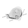 FUOYLOO 2pcs Hanger Storage Rack Plastic Space Saving Resistant to Fade Bathroom Organizer for Travel and Bathroom view 2
