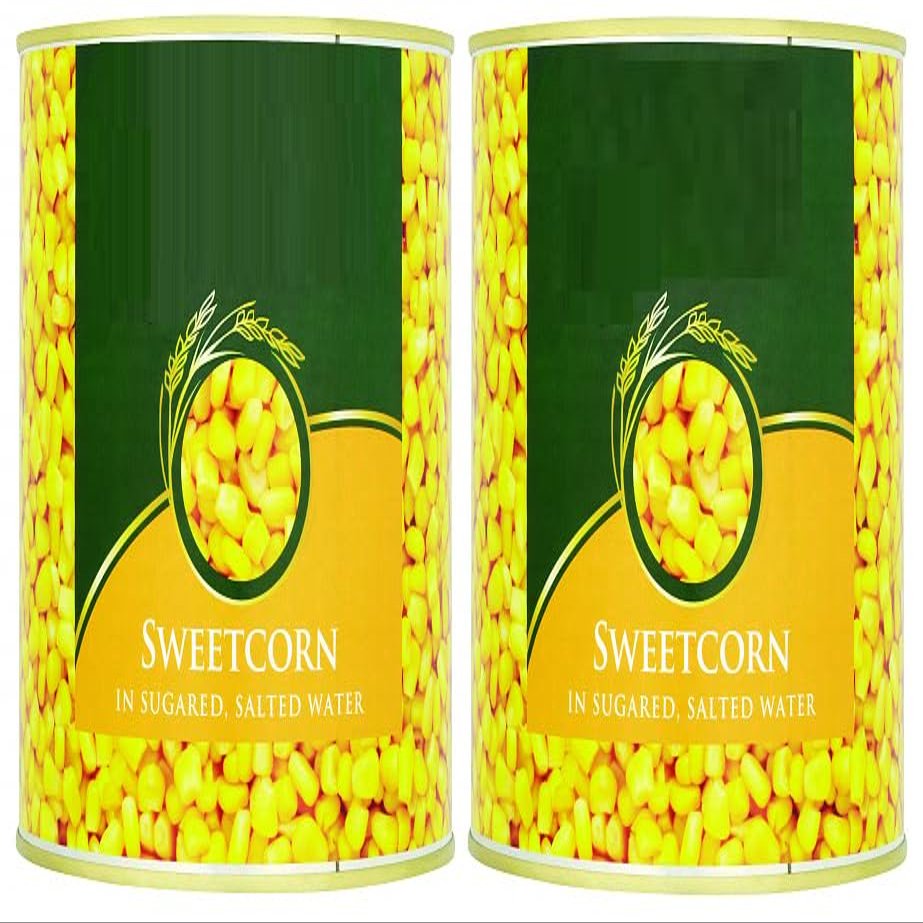 Sweetcorn in Sugared Salted Water, 2120g, Pack of 2
