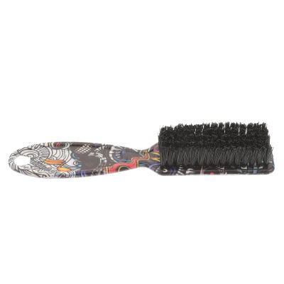 Abaodam Barber Shredded Hair Brush Beard Straightening Comb Lightweight Retro Abs Nylon Hair Sweeping Salon Duster for Hairdressing Salon Use Assorted style