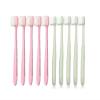 5/10pcs Soft Toothbrush Million Nano Bristle Adult Tooth Brush Teeth Deep Cleaning Portable Travel Oral Care(Blue) view 1