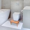 MALUGOGO Poop Stool Toilet Footstool Multi-Purpose Wear-Resistant Bamboo Bathroom Home Step Stool view 4