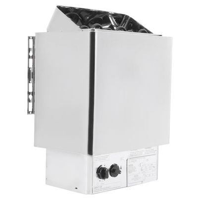 Electric Sauna Heater, Stainless Steel Dry Sauna Stove with Internal Controller, Timer 0-180 Min, Temperature 0-100, Ideal for Home and Spa Use