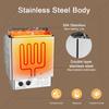 Electric Sauna Heater, Stainless Steel Dry Sauna Stove with Internal Controller, Timer 0-180 Min, Temperature 0-100, Ideal for Home and Spa Use view 4