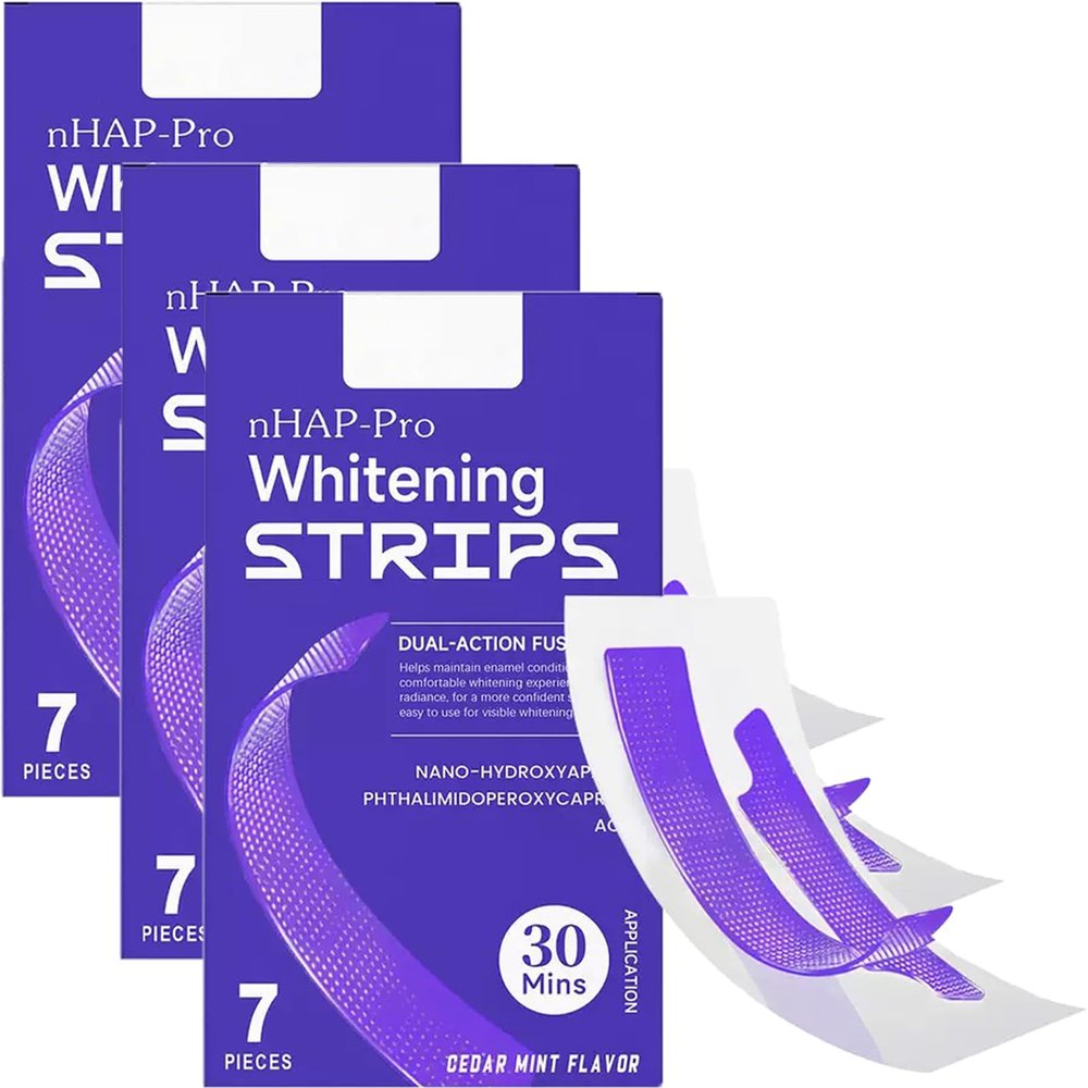 Purple Teeth Whitening Strips,Purple Whitening Strips for Teeth, Tooth Cleaning Patches for Daily Dental Care, Removes Yellow Stains,Colour Correction,Suitable for Sensitive Tooth. (3)