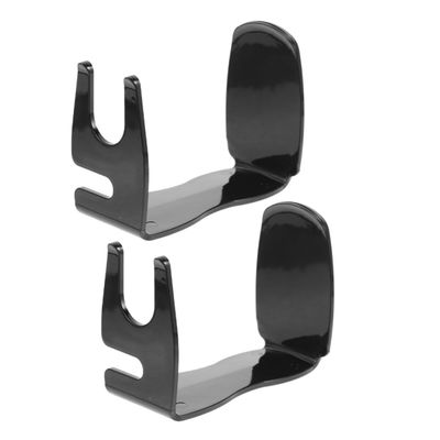 Garneck 2pcs Safety Razor Stand Shaving Brush Display Stand 5.5x3.2x2.1inch Plastic Sleek Contemporary Design Space Saving Razor Brush Organizer for Bathroom Countertop